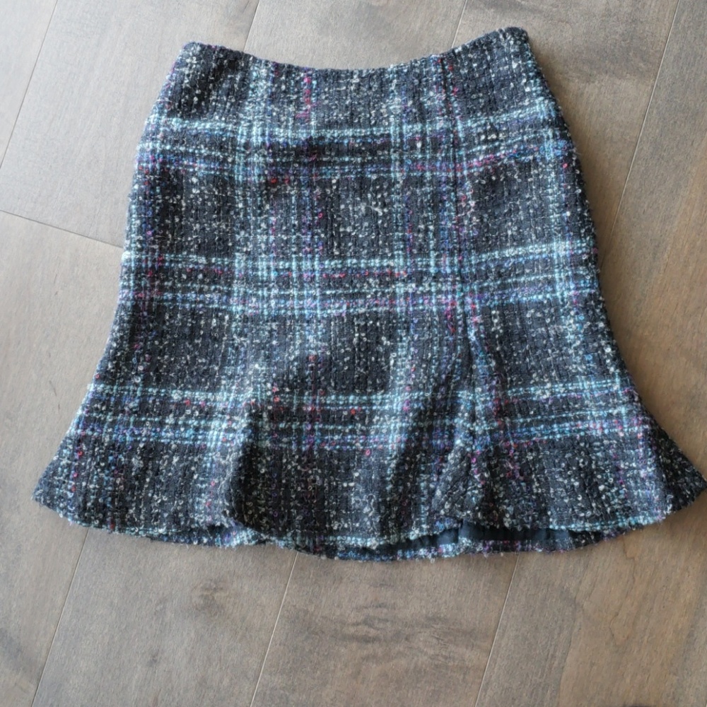 Jones New York boucle wool skirt